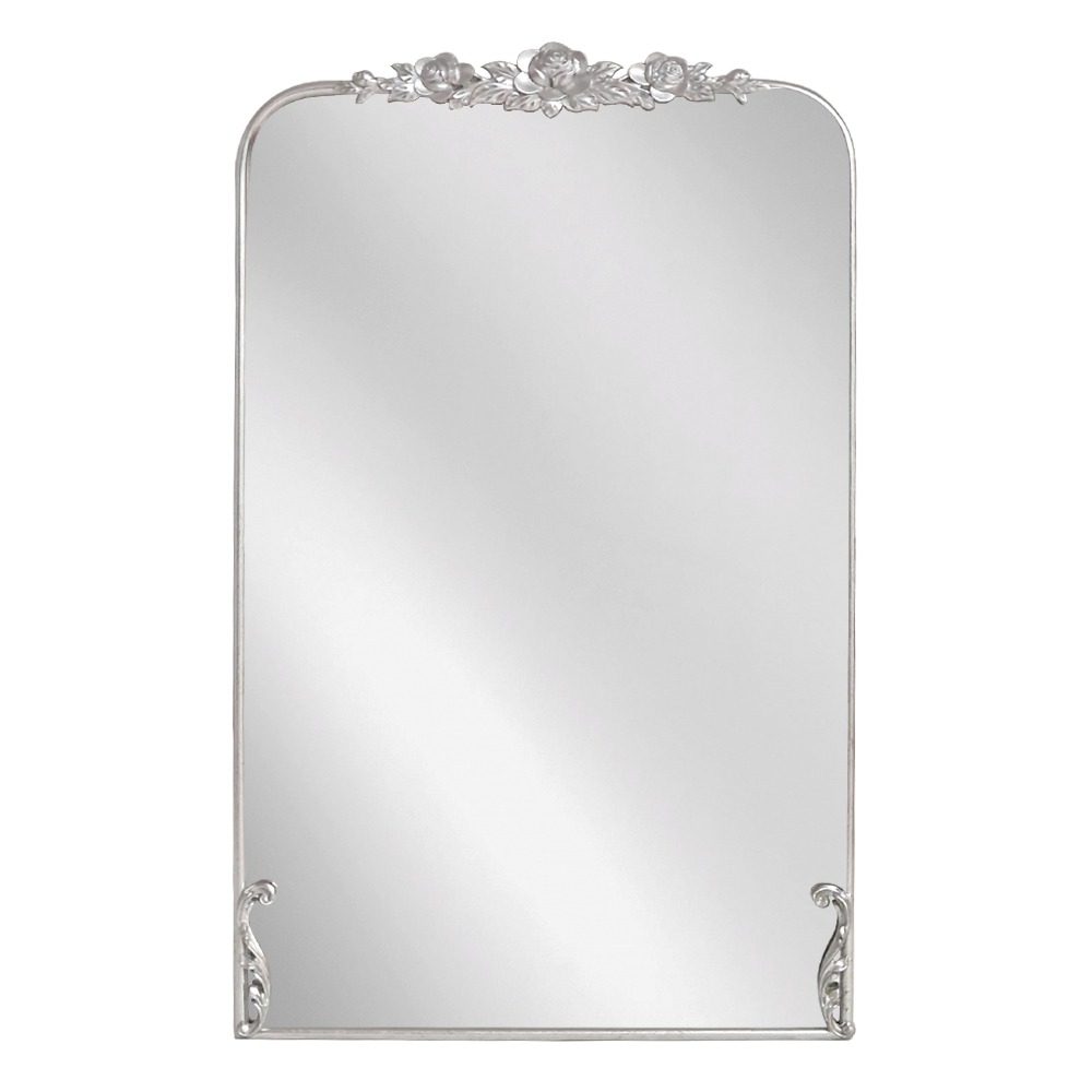 Artekko Dia Ασημί Μεταλλικός Καθρέπτης Τοίχου (58x3.5x92.5)cm Artekko 661-2022-SILVER