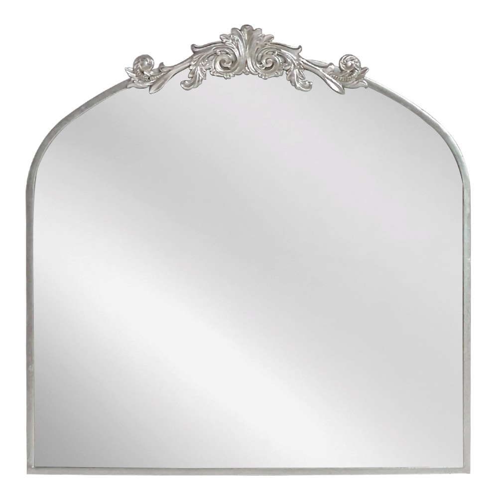 Artekko Dia Ασημί Μεταλλικός Καθρέπτης Τοίχου (80x3x80)cm Artekko 661-2023-SILVER