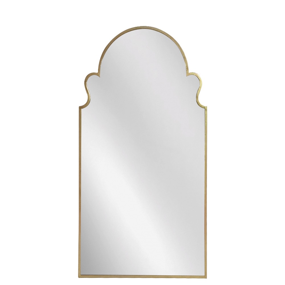 Artekko Dia Χρυσός Μεταλλικός Καθρέπτης Τοίχου (70x2.5x130)cm Artekko 661-2026-GOLD