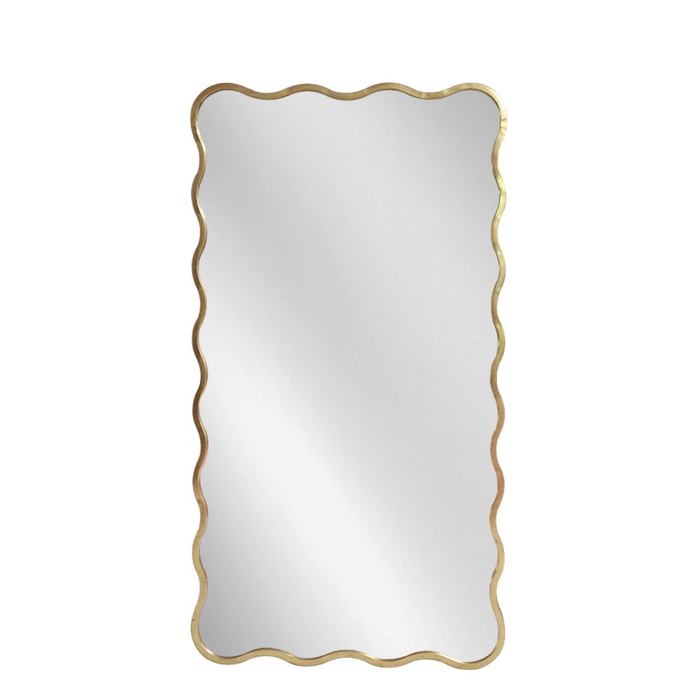 Artekko Dia Χρυσός Μεταλλικός Καθρέπτης Τοίχου (75x2.5x160)cm Artekko 661-2030-GOLD