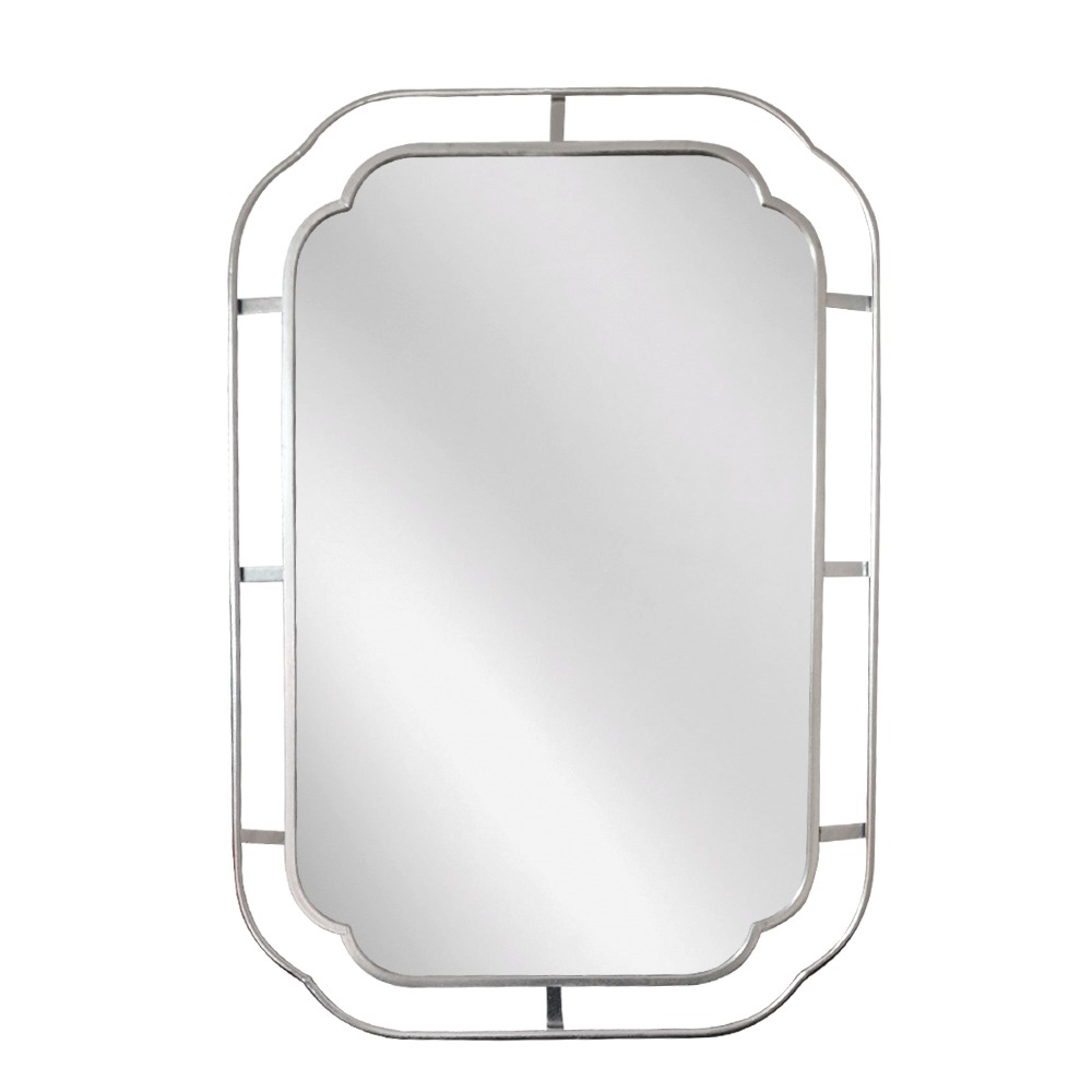 Artekko Dia Ασημί Μεταλλικός Καθρέπτης Τοίχου (60x2x90)cm Artekko 661-2032-SILVER