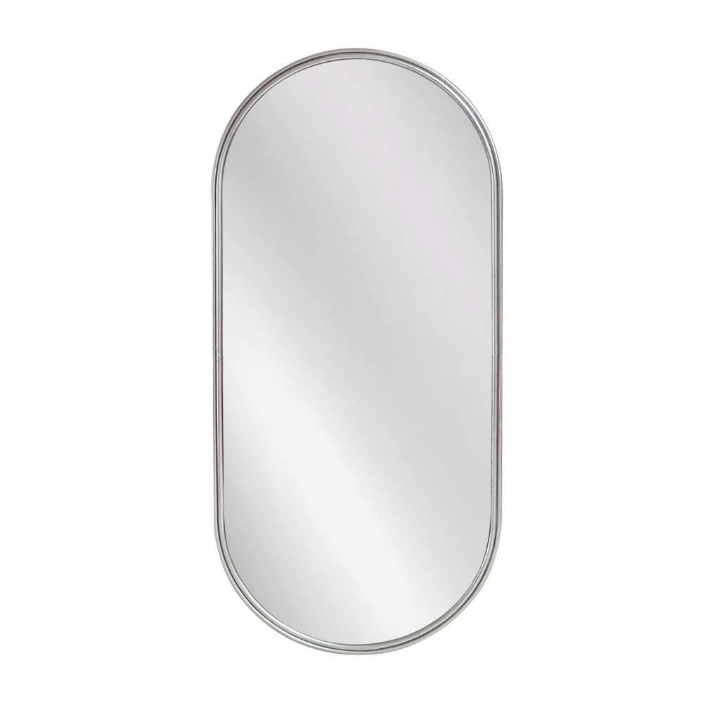 Artekko Dia Ασημί Μεταλλικός Καθρέπτης Τοίχου (60x3x130)cm Artekko 661-2033-SILVER