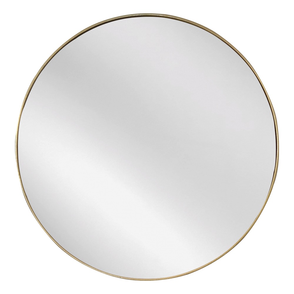 Artekko Dia Χρυσός Μεταλλικός Καθρέπτης Τοίχου (60x1.5x60)cm Artekko 661-2037-GOLD