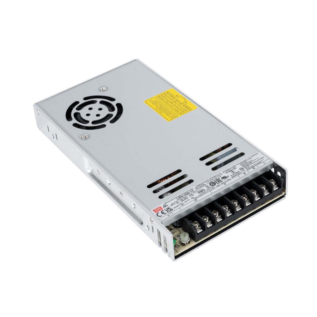 90784 GloboStar® GLOBOSTAR® MEANWELL-LRS350-12 90784 Τροφοδοτικό/Μετασχηματιστής PELV 350W 29A DC 12V IP20 - AC 220-240V σε DC 12V / Ρυθμιζόμενo από DC 10.2V έως DC 13.8V - Μ21.5 x Π11.5 x Υ3cm - 3 Χρόνια Εγγύηση