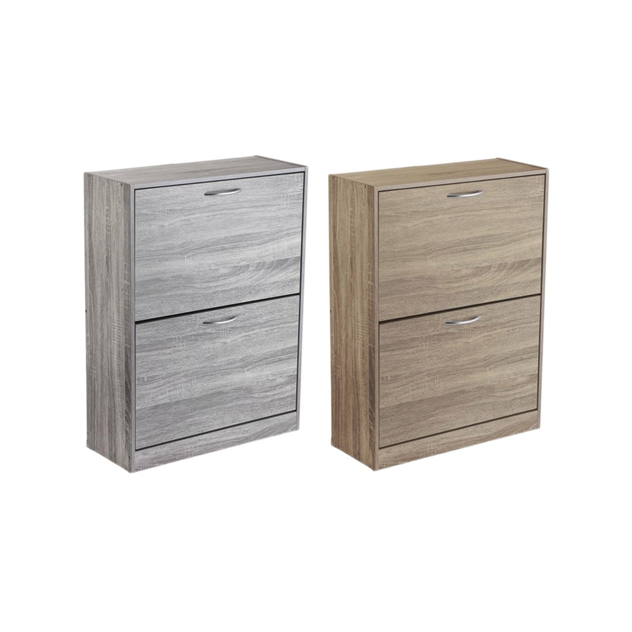 Παπουτσοθήκη "War" δύο θέσεων σε χρώμα γκρι 60x24x80 700-01200