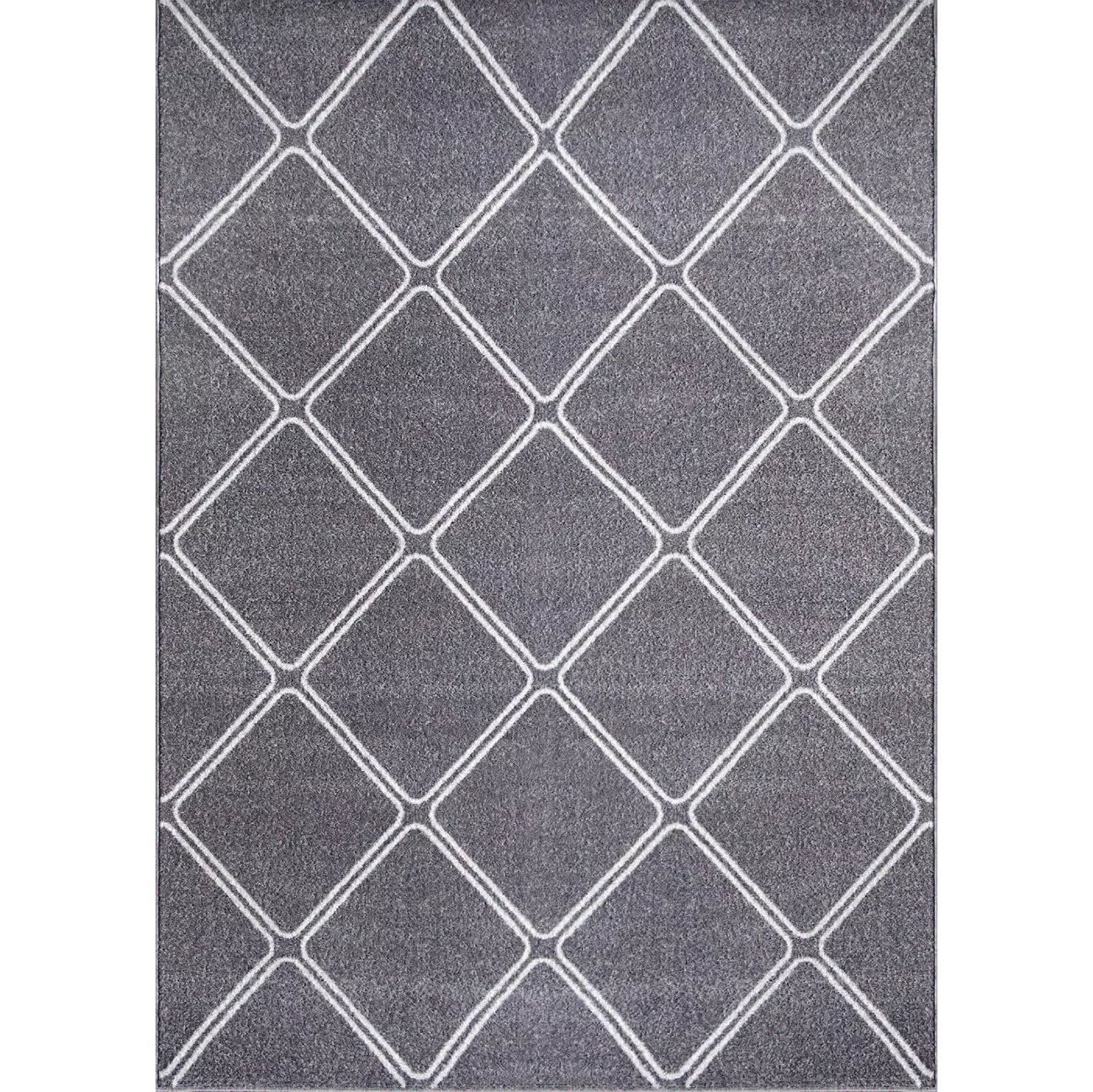 Χαλί "FAYNO" σε χρώμα γκρι/λευκό 160x220 700-01315