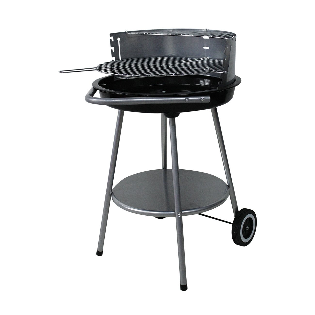 Ψησταριά κάρβουνου τροχήλατη οβάλ 51x51x82 700-01333