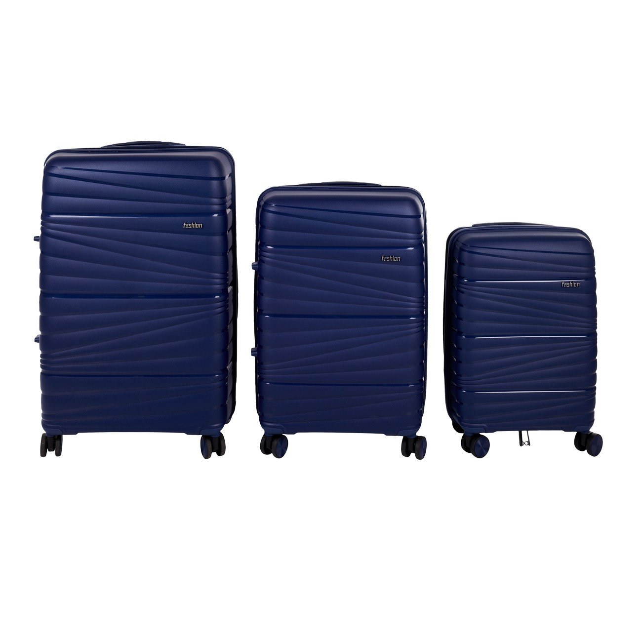 Σετ βαλίτσες 3τμχ "TRAVEL" σε χρώμα μπλε 700-01383