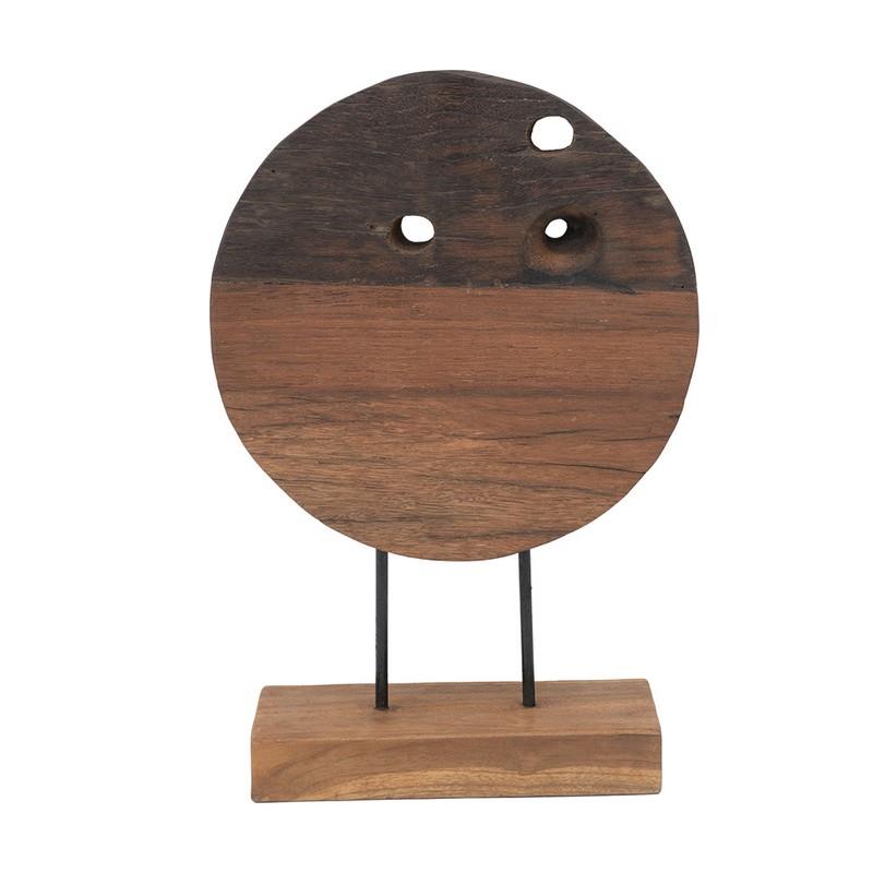 Artekko Ξύλινο Επιτραπέζιο Διακοσμητικό σε Φυσική Απόχρωση (30x12x40)cm Artekko 70638