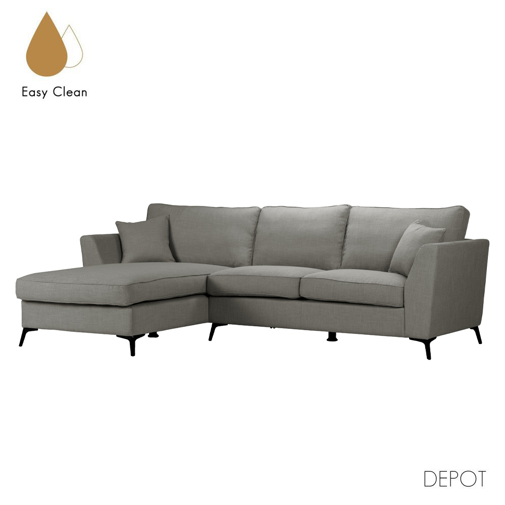 Liberta BOEL ΚΑΝΑΠΕΣ ΓΩΝΙΑ ΑΡΙΣΤΕΡΗ ΓΚΡΙ 280x170xH92cm 280x170xH92cm 71-0164