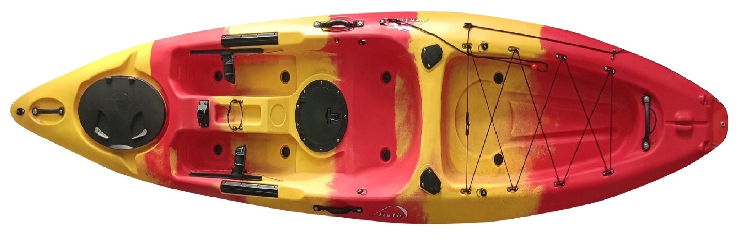 fortis ΚΑΥΑΚ RED-YELLOW  L360xW77xD30cm ΜΟΝΟΘΕΣΙΟ ΜΕ ΠΕΤΑΛΙΕΡΑ velco-71-37635