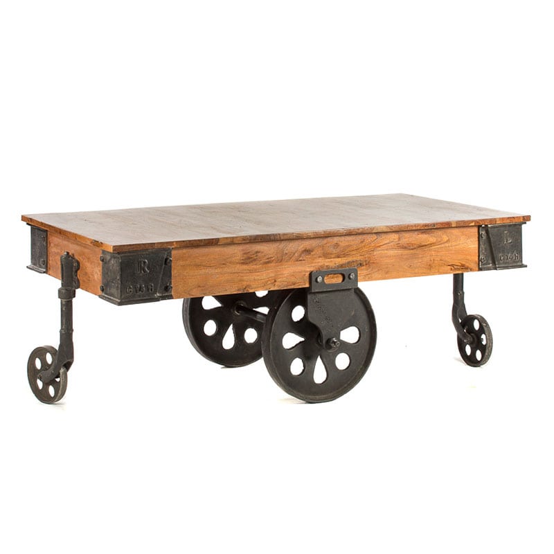 Artekko Beirs Τραπέζι Σαλονιού Ξύλινο (135x65x45)cm Artekko 720-1157