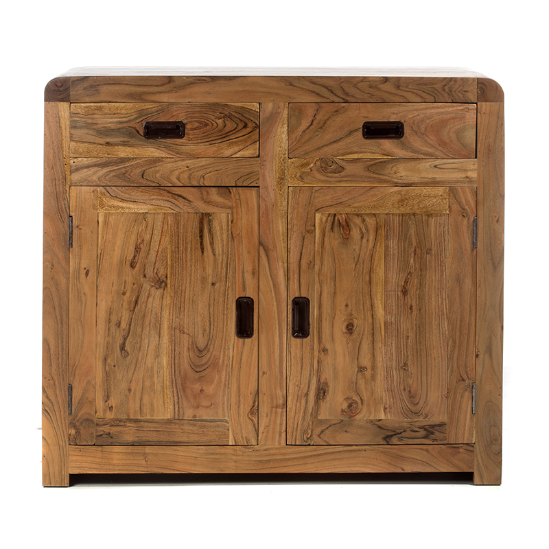 Artekko Attari Ξύλινος Μπουφές σε Μελί Απόχρωση (100x40x90)cm Artekko 720-1257