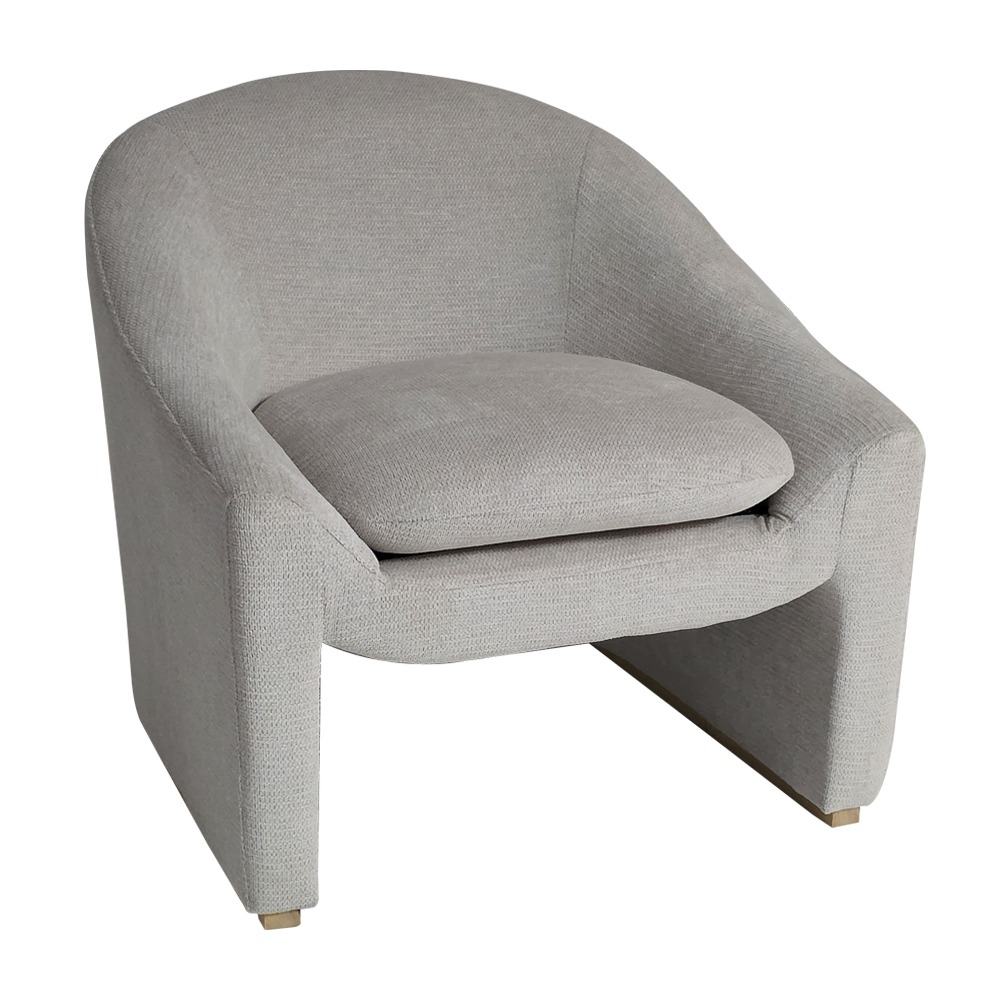 Artekko Cloud Μπεζ Υφασμάτινη Πολυθρόνα (76x76x71)cm Artekko 735-2209-WG