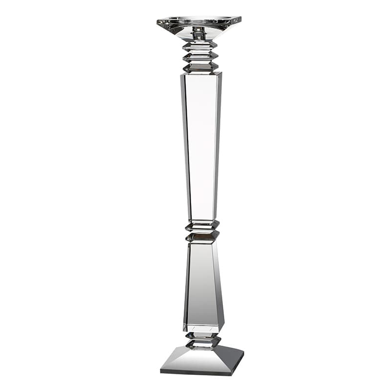 Artekko Streuddiy Κηροπήγιο Διακοσμητικό Κρυστάλλινο (12x12x68)cm Artekko 75851