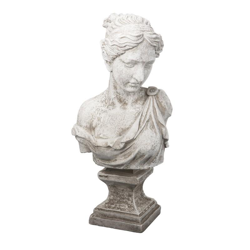 Artekko Bust Διακοσμητικό Γυναικεία Προτομή Τερακότα Λευκό Artekko 76850 Artekko Bust Διακοσμητικό Γυναικεία Προτομή Τερακότα Λευκό Artekko 76850