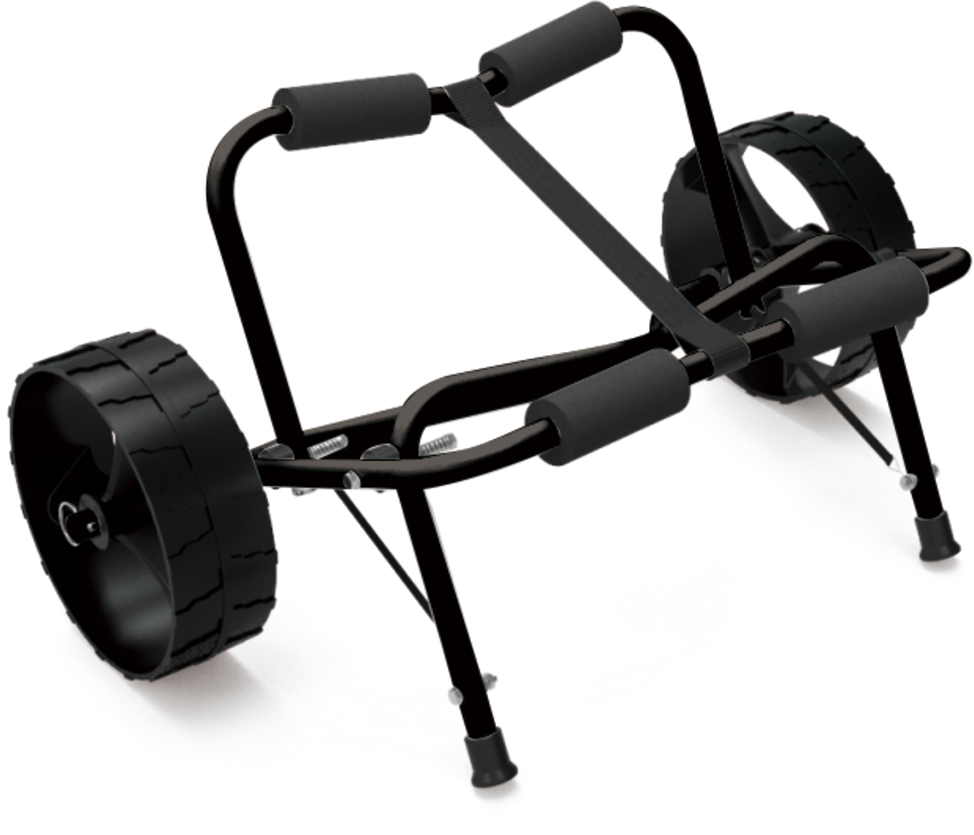 SEAFLO ΤΡΟΛΕΫ ΑΛΟΥΜΙΝΙΟΥ ΜΕΤΑΦΟΡΑΣ ΚΑΥΑΚ - ΜΑΥΡΟ velco-77-34924