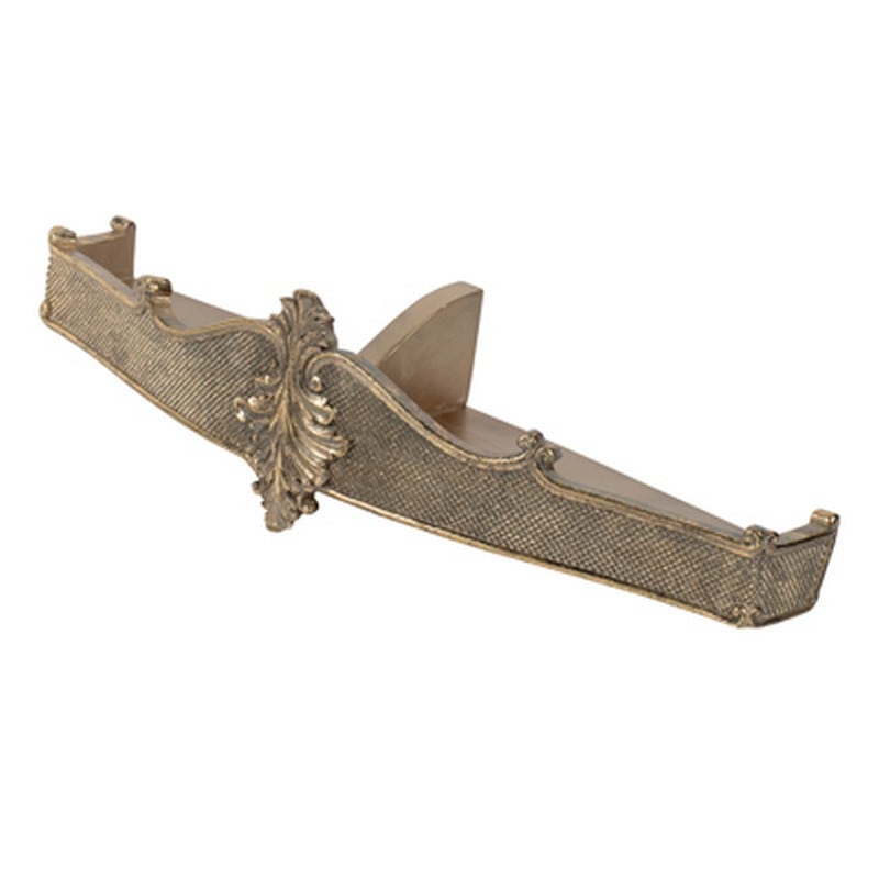 Artekko Wall Shelf Χρυσό Ράφι Τοίχου από Ρητίνη (59x16x15)cm Artekko 77126