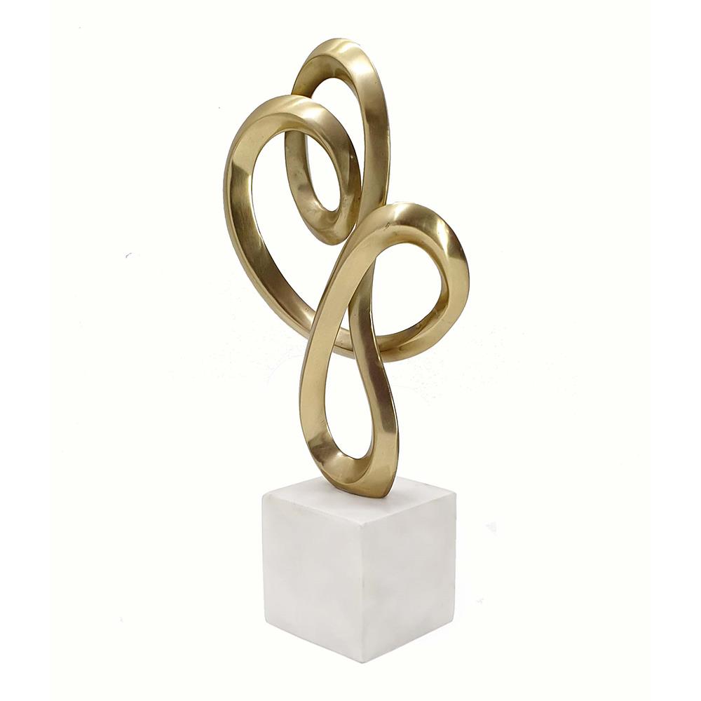 Artekko Sculpture Γλυπτό Αλουμινίου σε Μαρμάρινη Βάση Artekko 78286 Artekko Sculpture Γλυπτό Αλουμινίου σε Μαρμάρινη Βάση Artekko 78286