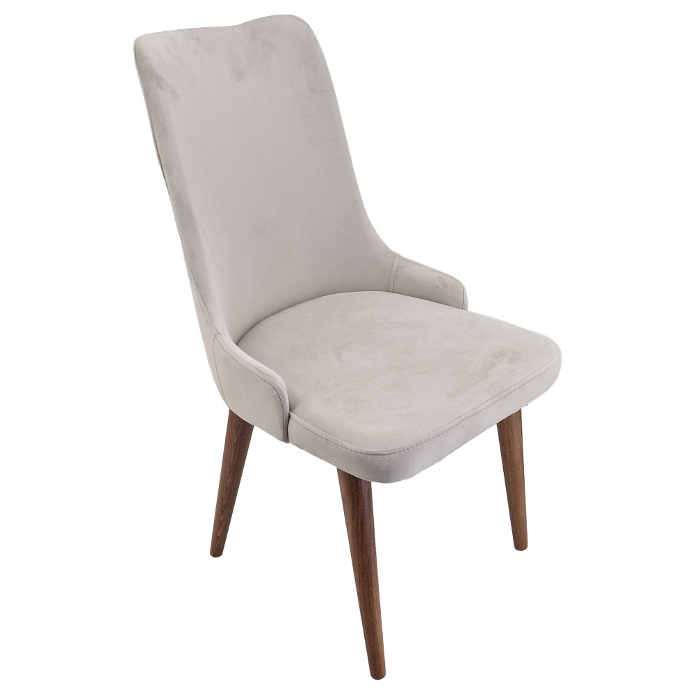 Artekko Rio Ξύλινη Καρέκλα με Μπεζ Βελούδο (53x64x95)cm Artekko 783-1115-A