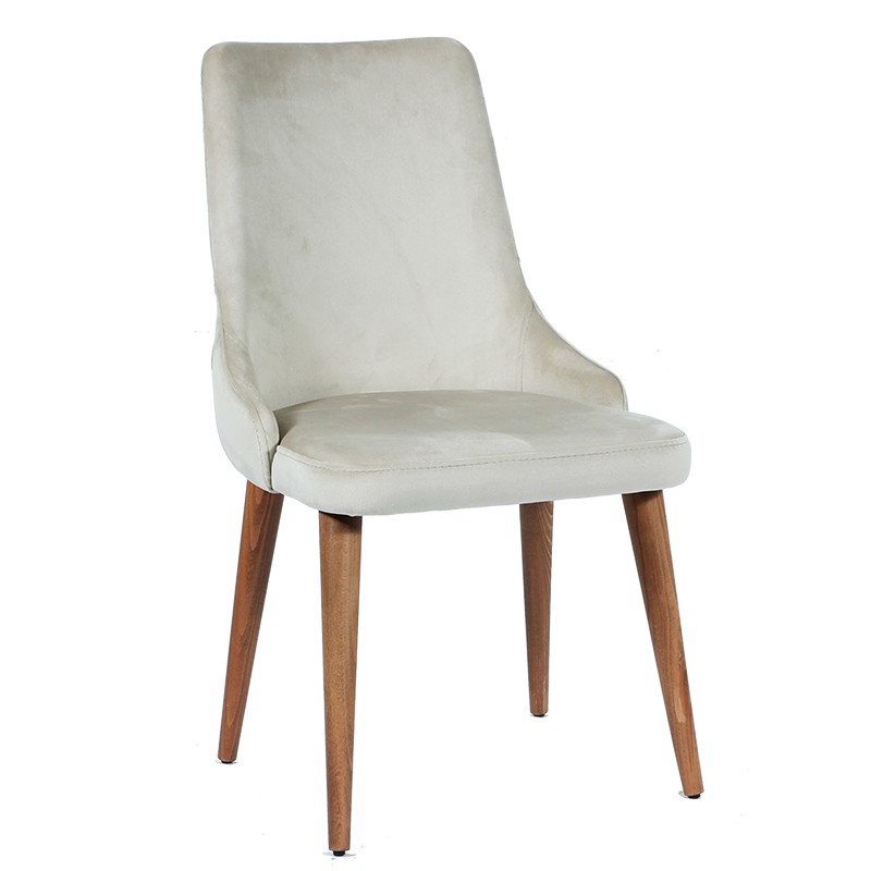 Artekko Ege Ξύλινη Καρέκλα με Εκρού Ύφασμα (53x64x95) Artekko 783-1130