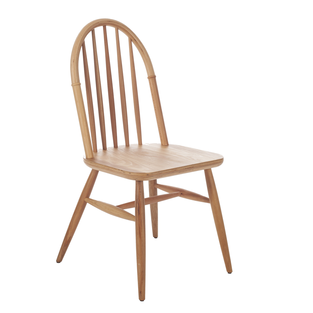 Artekko Cubuclu Καρέκλα με Ξύλινο Σκελετό σε Φυσική Απόχρωση (45x50x92)cm Artekko 783-1527