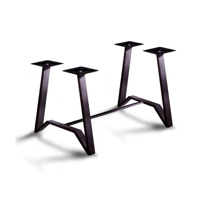 Artekko Sloim Βάση Τραπεζιού Μεταλλική W Σχήμα Μαύρη (120x63x73)cm Artekko 783-2111