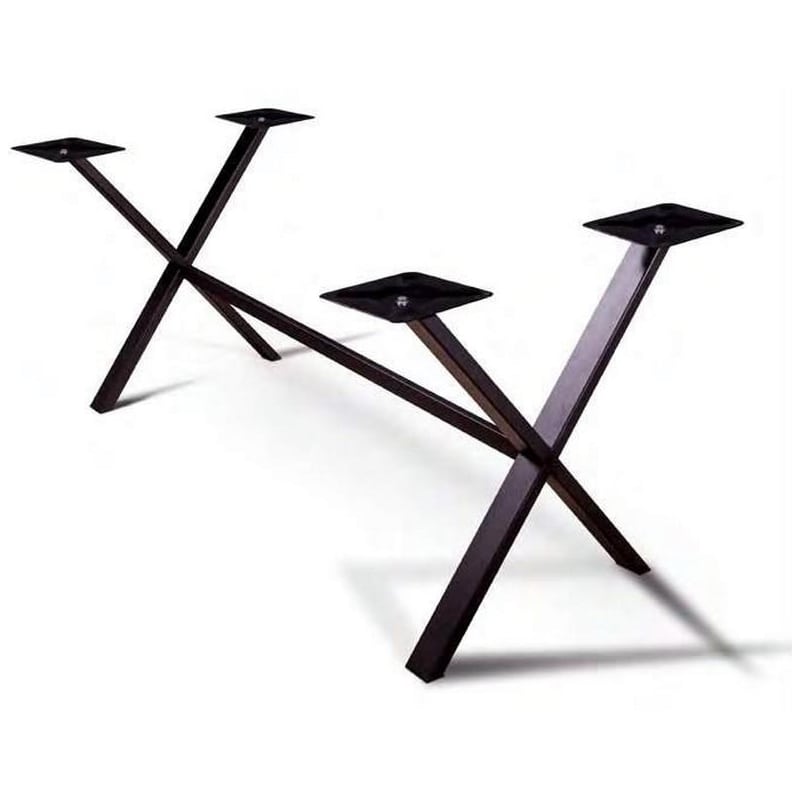 Artekko Achiad Βάση Τραπεζιού Μεταλλική Μαύρη (115x50x74)cm Artekko 783-2112