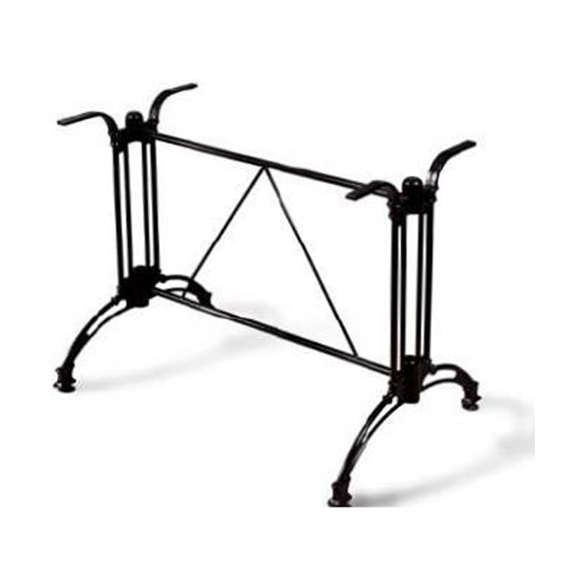 Artekko Ekup Βάση Τραπεζιού Διπλή Μεταλλική Μαύρη (85x60x70)cm Artekko 783-2140