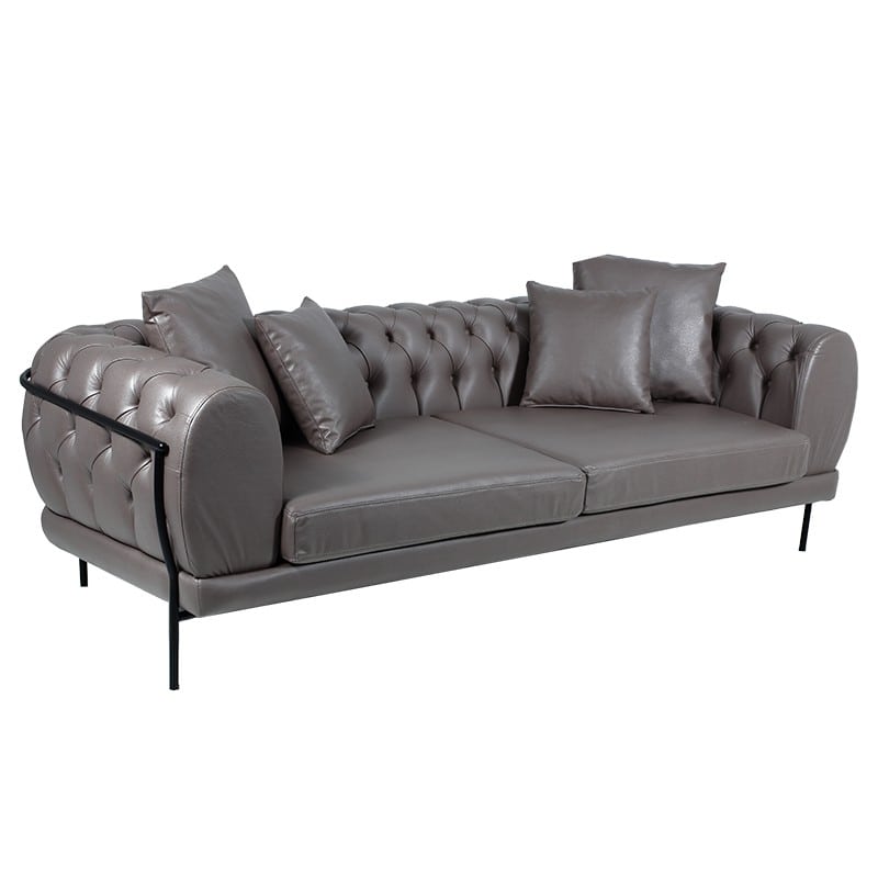 Artekko Craafla Καναπές Τετραθέσιος  με Τεχνόδερμα (275x95x72)cm Artekko 783-7062