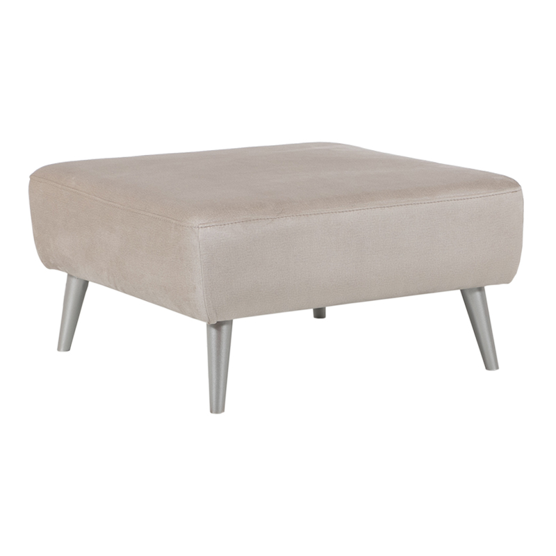 Artekko Σκαμπώ NIL 80x80x47 ύφασμα Iga 1018 και ξύλινα πόδια Artekko 783-7124