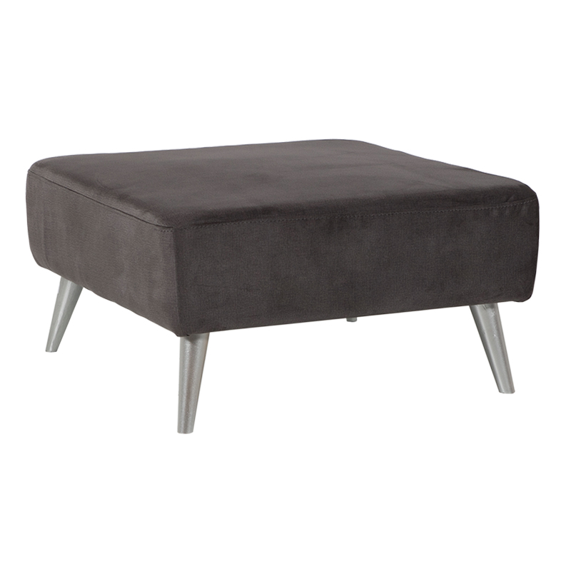 Artekko Σκαμπώ NIL 80x80x47 ύφασμα Iga 1008 και ξύλινα πόδια Artekko 783-7125