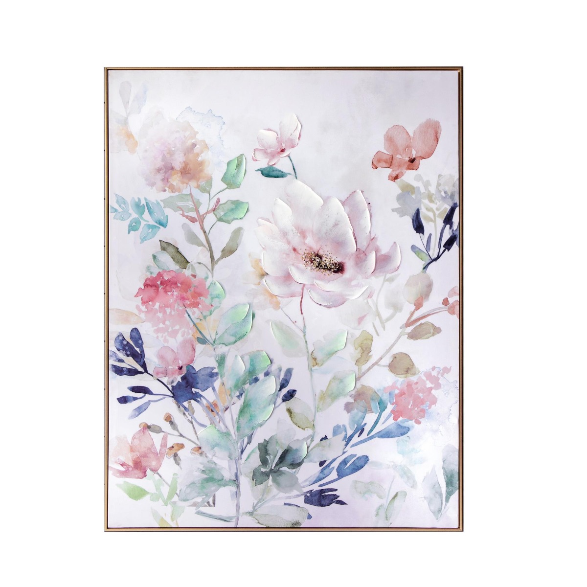 Artekko Glitter Πολύχρωμος MDF Πίνακας σε Καμβά με Κορνίζα (115x3.5x150)cm Artekko 82749-DS