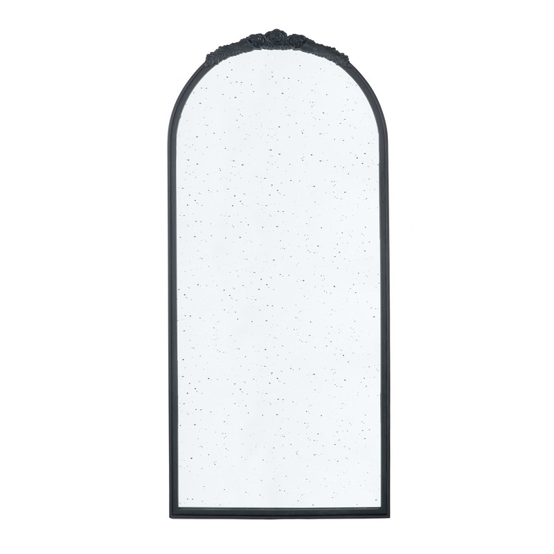 Artekko Dia Μαύρος Ξύλινος Καθρέπτης Τοίχου (74.5x5x165.5)cm Artekko 83484-BLAC-DS