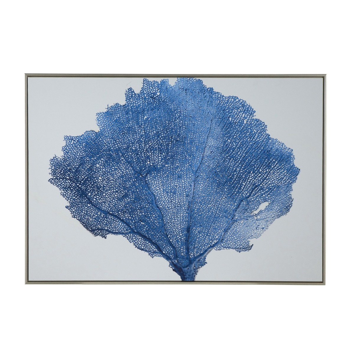 Artekko Mahana Coral Πίνακας Καμβάς με Κορνίζα Ξύλο Καμβάς Μπλε (100x3.5x70)cm Artekko 83618