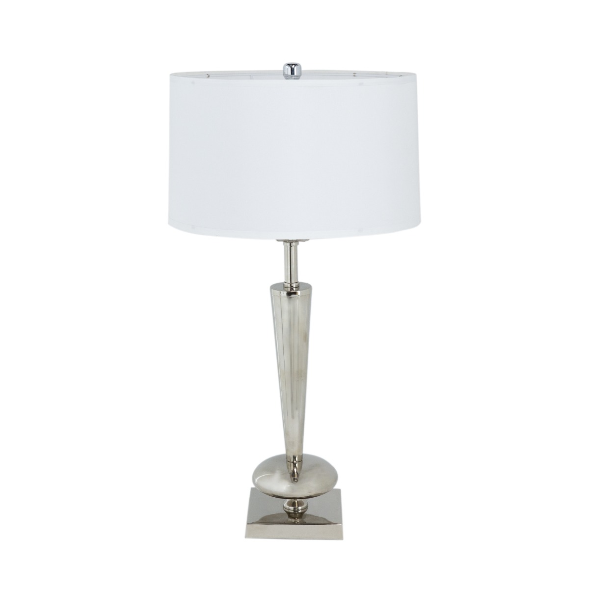 Artekko Finix Ασημί Μεταλλικό Επιτραπέζιο Φωτιστικό (41x41x76)cm Artekko 84732CE