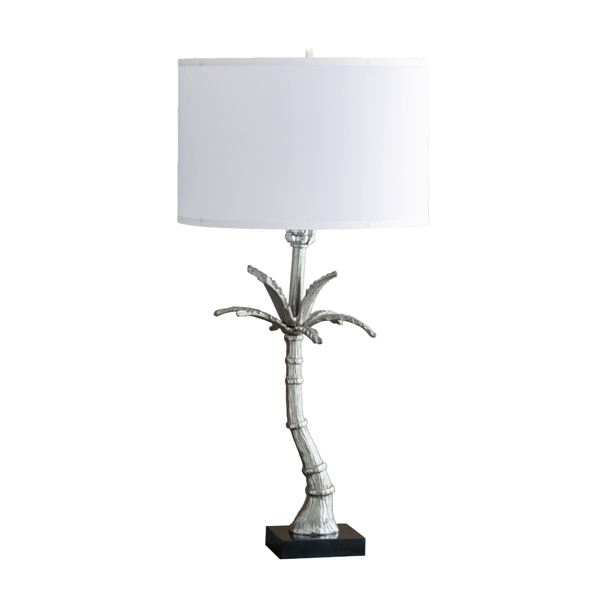 Artekko Finix Ασημί Μεταλλικό Επιτραπέζιο Φωτιστικό (40.6x40.6x77.5)cm Artekko 84753CE