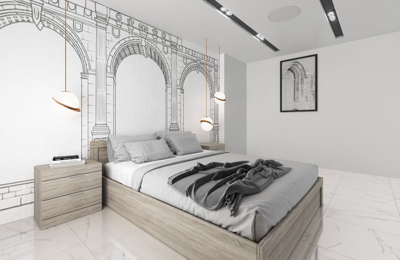 Artekko Supdiu Κρεβάτι 160x200  με Μηχανισμό με 2 Κομοδίνα (50x35x51)cm  Σετ/3 Ξύλινο Artekko 850-0027