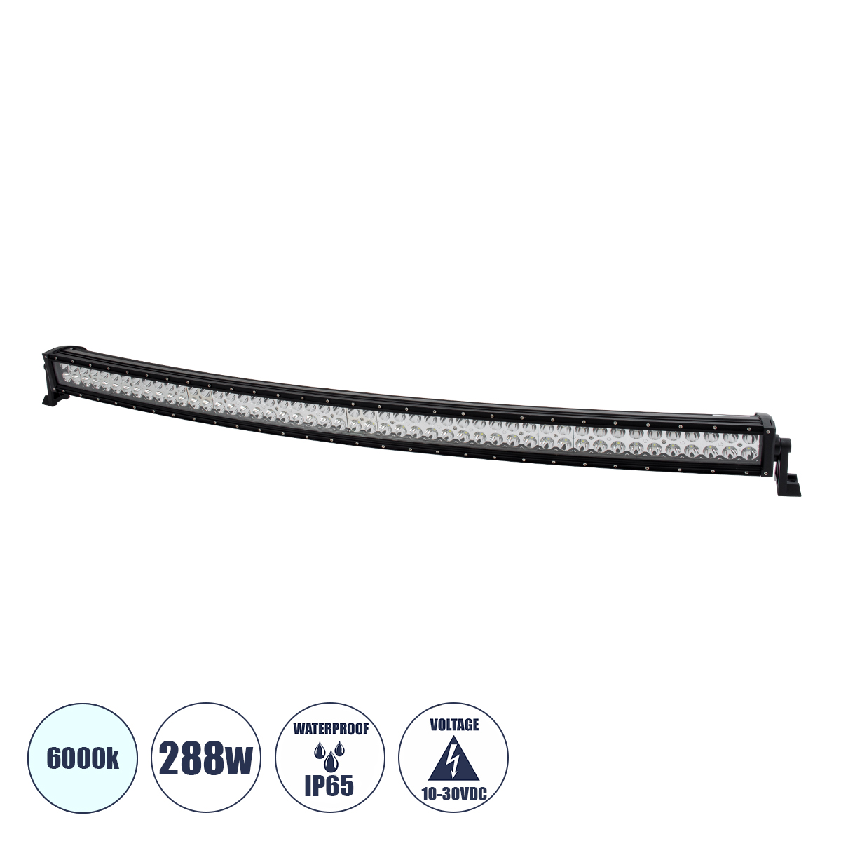 85473 GloboStar® 85473 JEEP & Forklift LED Curved Bar – Μπάρα Εργασίας Curved για Οχήματα – JEEP & Περονοφόρα – Κλαρκ LED 288W DC 10-30V Αδιάβροχη IP65 Ψυχρό Λευκό 6000K Μ128 x Π8 x Υ8cm 85473 GloboStar® 85473 JEEP & Forklift LED Curved Bar – Μπάρα Εργασίας Curved για Οχήματα – JEEP & Περονοφόρα – Κλαρκ LED 288W DC 10-30V Αδιάβροχη IP65 Ψυχρό Λευκό 6000K Μ128 x Π8 x Υ8cm