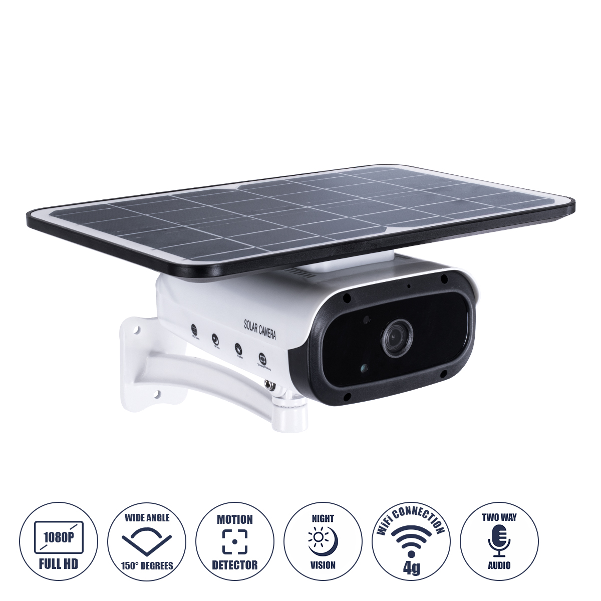 86048 GloboStar® 86048 Αυτόνομη Ηλιακή Camera 1080P 2MP 4G SIM CARD WiFi 150° Μπαταρία 3200mAh Φωτοβολταϊκό Πάνελ Διπλή Κατέυθυνση Ομιλίας Αδιάβροχη IP66 Ψυχρό Λευκό 6000K – Λευκό 86048 GloboStar® 86048 Αυτόνομη Ηλιακή Camera 1080P 2MP 4G SIM CARD WiFi 150° Μπαταρία 3200mAh Φωτοβολταϊκό Πάνελ Διπλή Κατέυθυνση Ομιλίας Αδιάβροχη IP66 Ψυχρό Λευκό 6000K – Λευκό