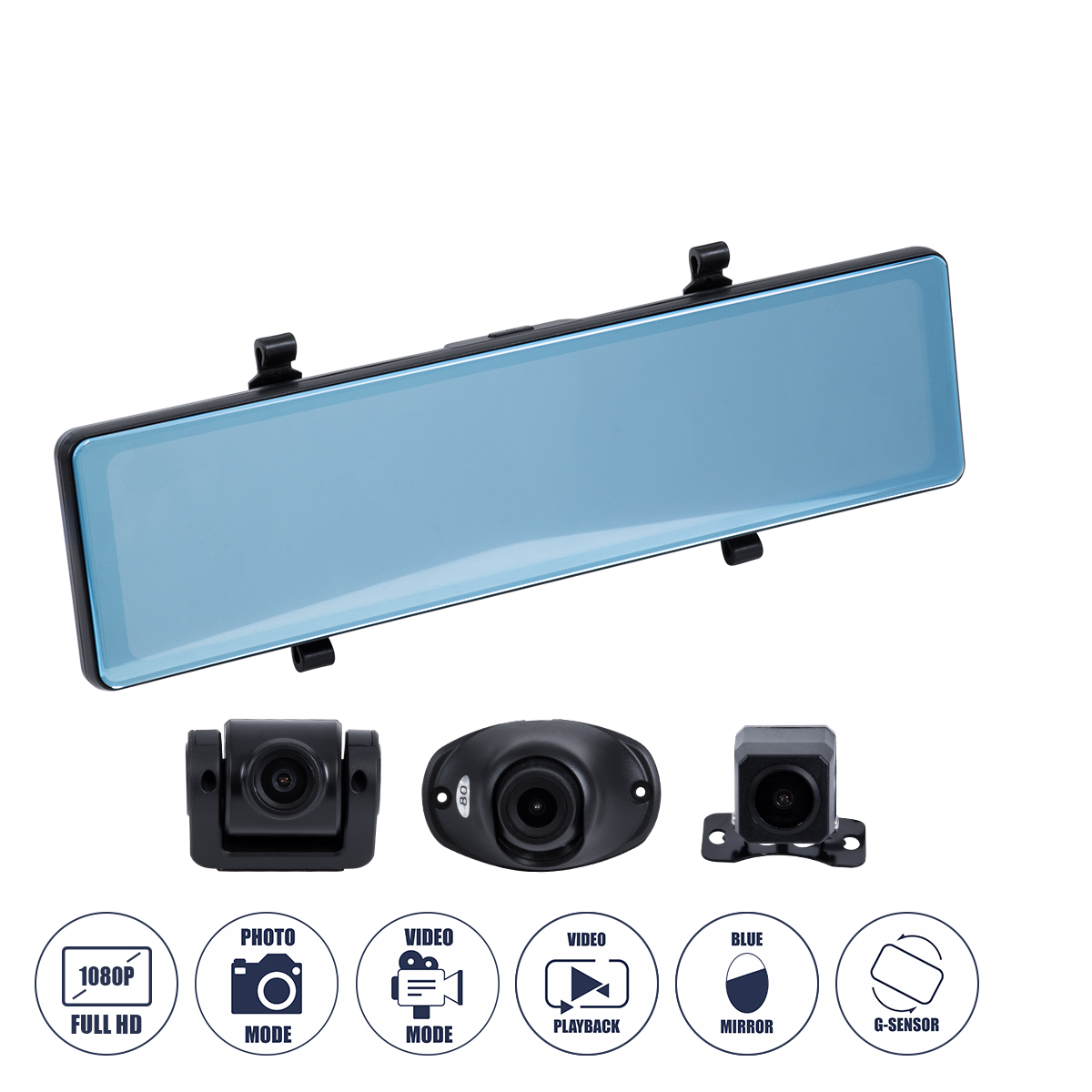 86057 GloboStar® 86057 Καθρέπτης Αυτοκινήτου με 3 Κάμερες 3CHs AHD 1080P 170° – 4G Sim Card Slot – WiFi – GPS Navigator – Bluetooth – G Sensor – 24h Monitoring – FM Transmitter – Νυχτερινή Όραση – Μαύρο 86057 GloboStar® 86057 Καθρέπτης Αυτοκινήτου με 3 Κάμερες 3CHs AHD 1080P 170° – 4G Sim Card Slot – WiFi – GPS Navigator – Bluetooth – G Sensor – 24h Monitoring – FM Transmitter – Νυχτερινή Όραση – Μαύρο