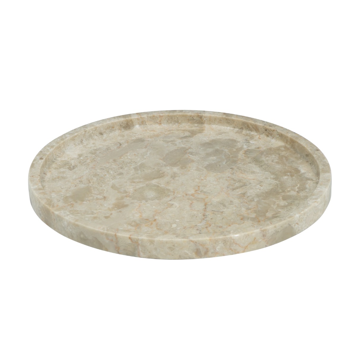 Artekko Marble Μπεζ Μαρμάρινο Πιάτο Πιατέλα (20x20x2)cm Artekko 86458