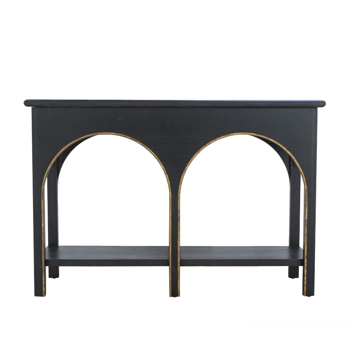 Artekko Console Κονσόλα Ξύλο MDF Μαύρο Χρυσό (120x40x81)cm Artekko 86707 Artekko Console Κονσόλα Ξύλο MDF Μαύρο Χρυσό (120x40x81)cm Artekko 86707