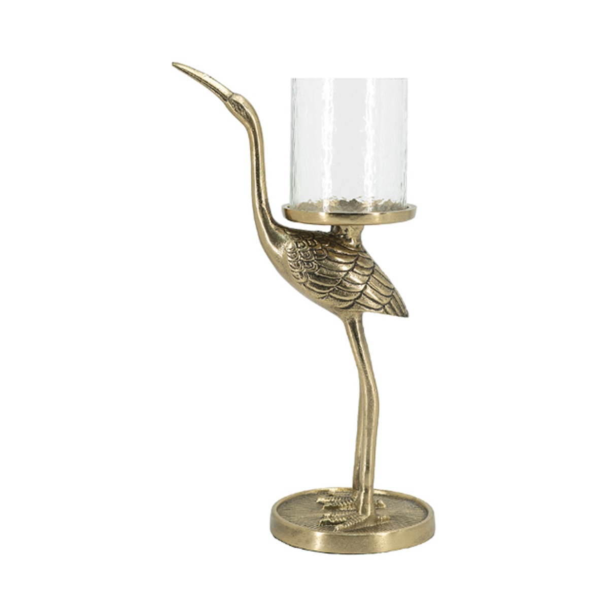 Artekko Crane Χρυσό Μεταλλικό Κηροπηγιο σε Σχήμα Γερανού (20x13x45)cm Artekko 86869