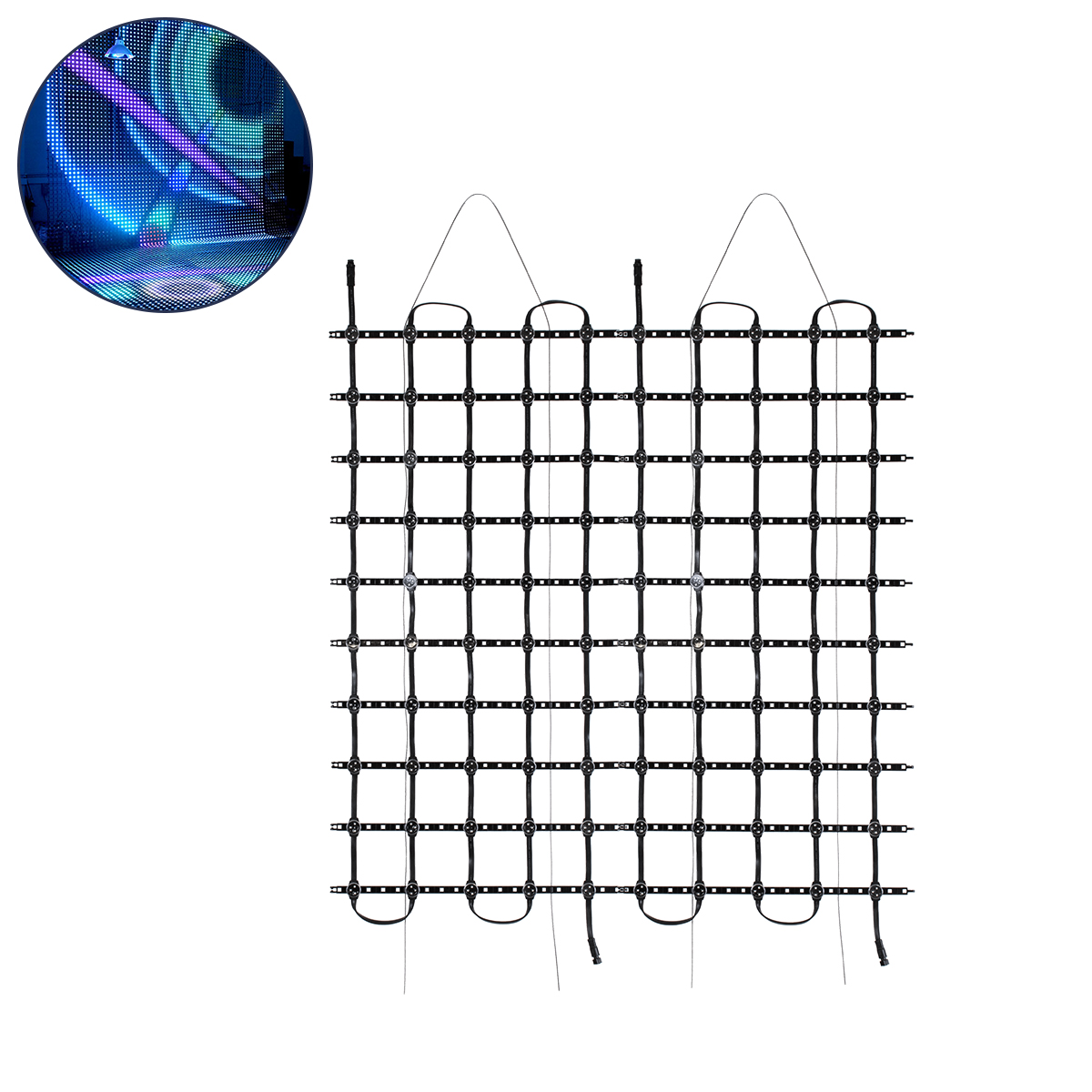 90141 GloboStar® 90141 Digital Pixel Addressable Facade Soft Net Panel – Ψηφιακό Εύκαμπτο Δίχτυ Πάνελ Πρόσοψης Κτιρίων LED SMD 3535 75W/m2 100LED/m2 100PIXEL/m2 SPI/TTL Protocol IC UCS512B 4500lm/m2 120° DC 12V IP67 RGB – Μαύρο Σώμα – Μ100 x Π100 x Υ1.7c 90141 GloboStar® 90141 Digital Pixel Addressable Facade Soft Net Panel – Ψηφιακό Εύκαμπτο Δίχτυ Πάνελ Πρόσοψης Κτιρίων LED SMD 3535 75W/m2 100LED/m2 100PIXEL/m2 SPI/TTL Protocol IC UCS512B 4500lm/m2 120° DC 12V IP67 RGB – Μαύρο Σώμα – Μ100 x Π100 x Υ1.7c