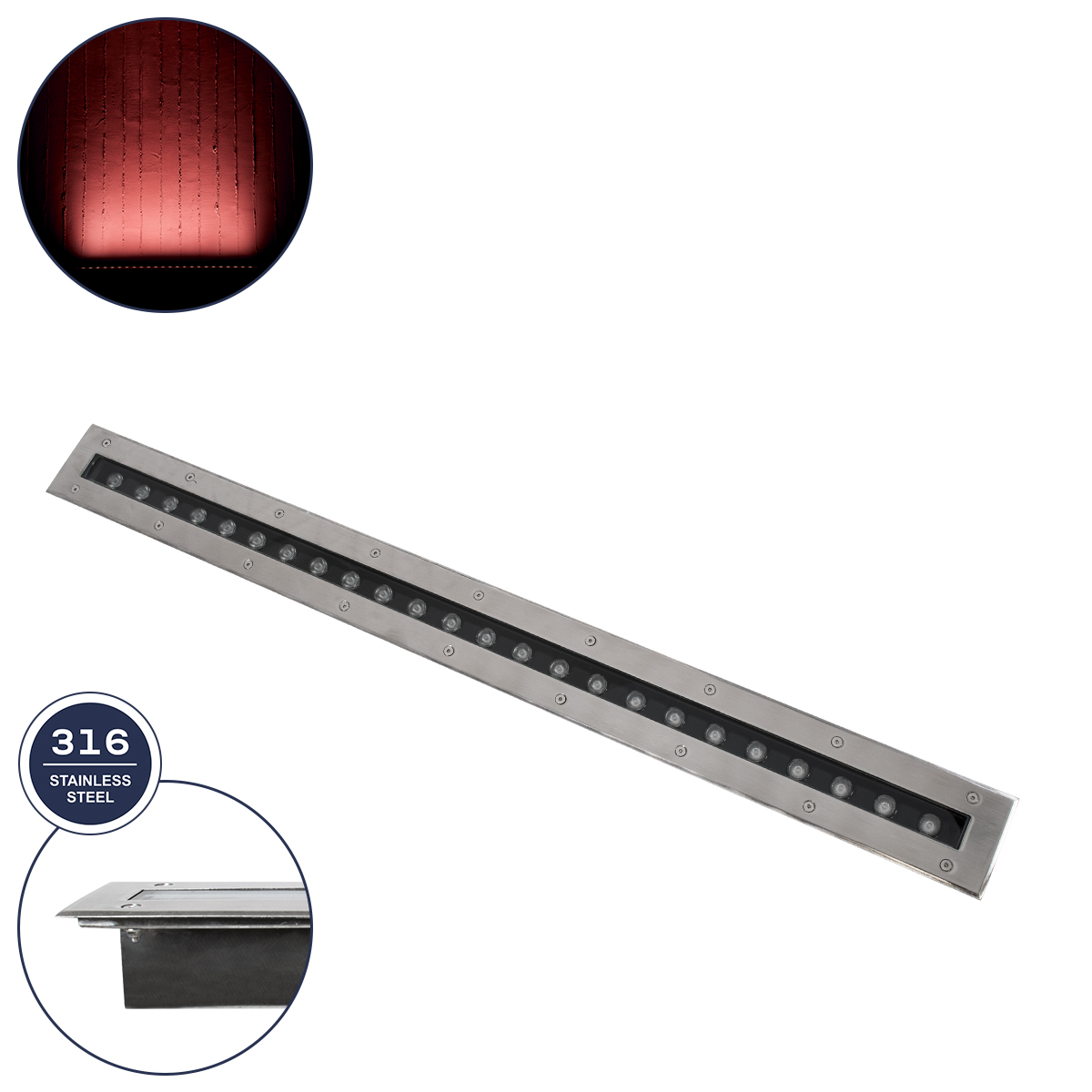 90194-R GloboStar® UNDERGROUND-REMVI 90194-R Χωνευτό Φωτιστικό Wall Washer Δαπέδου LED 18W 1440lm 10° DC 24V Αδιάβροχο IP68 L100 x W9 x H7.2cm Κόκκινο – Ανοξείδωτο Ατσάλι – 3 Years Warranty 90194-R GloboStar® UNDERGROUND-REMVI 90194-R Χωνευτό Φωτιστικό Wall Washer Δαπέδου LED 18W 1440lm 10° DC 24V Αδιάβροχο IP68 L100 x W9 x H7.2cm Κόκκινο – Ανοξείδωτο Ατσάλι – 3 Years Warranty