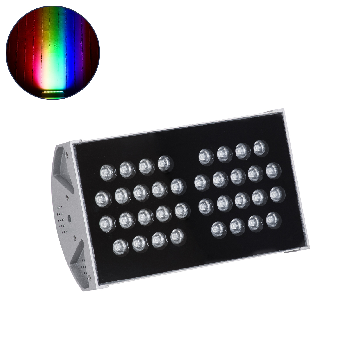 90222 GloboStar® FLOOD-TENA 90222 Προβολέας Wall Washer για Φωτισμό Κτιρίων LED 72W 6120lm 10° DC 24V Αδιάβροχο IP65 L29.8 x W15.5 x H18cm RGBW DMX512 – Ασημί – 3 Years Warranty 90222 GloboStar® FLOOD-TENA 90222 Προβολέας Wall Washer για Φωτισμό Κτιρίων LED 72W 6120lm 10° DC 24V Αδιάβροχο IP65 L29.8 x W15.5 x H18cm RGBW DMX512 – Ασημί – 3 Years Warranty