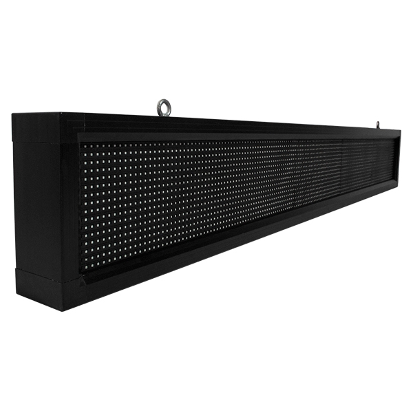 90260 GloboStar® GLOBOSTAR® DISPLAY 90260 Κυλιόμενη Ψηφιακή Επιγραφή P10 Μονής Όψης LED AC 220-240V Αδιάβροχο IP54 Ψυχρό Λευκό 6000K - WiFi Control μέσω FK APP - Αισθητήρας Θερμοκρασίας & Υγρασίας - Μ168 x Π9 x Υ24cm - 2 Χρόνια Εγγύηση