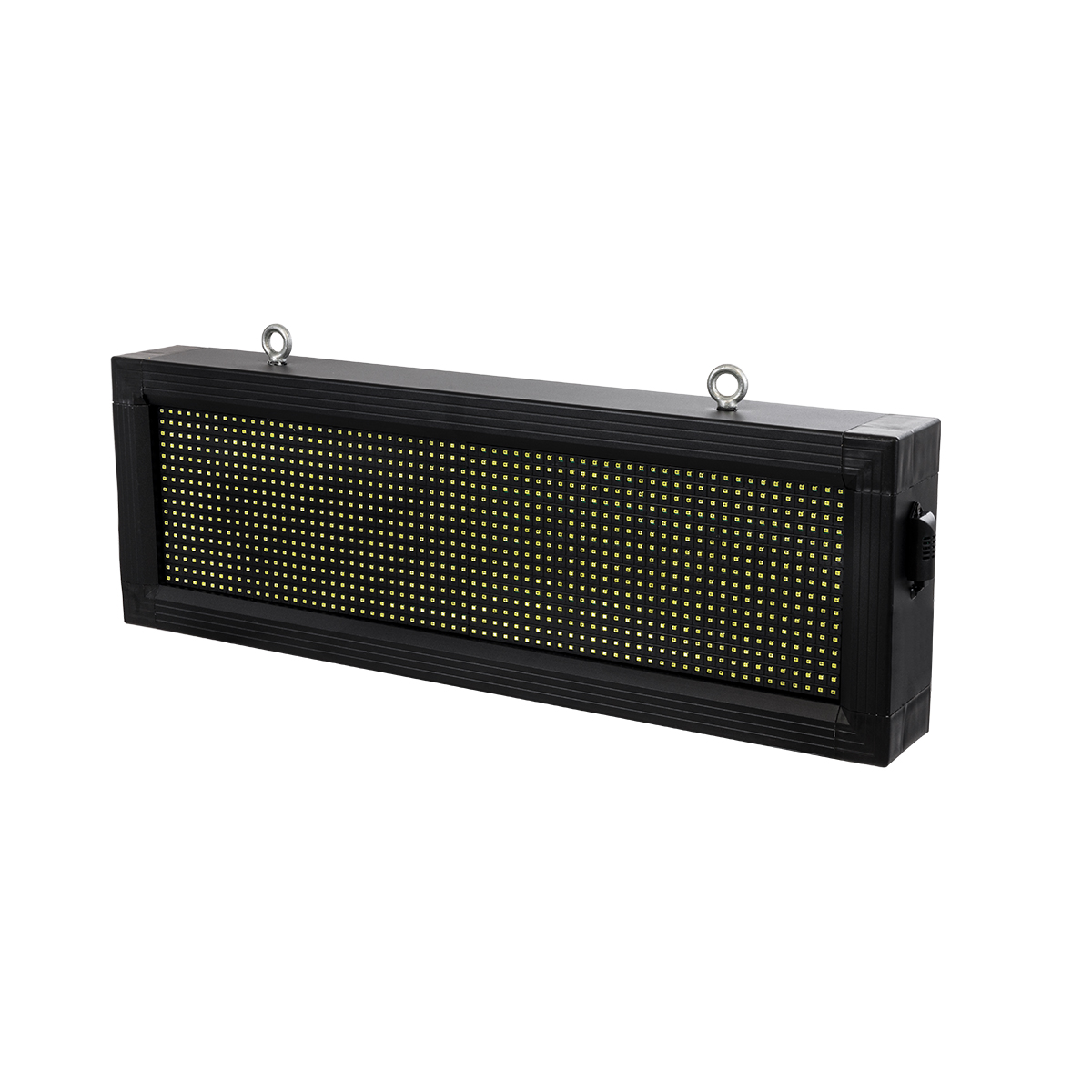 90306 GloboStar® GLOBOSTAR® DISPLAY 90306 Κυλιόμενη Ψηφιακή Επιγραφή 64x16cm P10 Μονής Όψης LED AC 220-240V Αδιάβροχο IP65 Ψυχρό Λευκό 6000K - WiFi Control μέσω FK APP - Αισθητήρας Θερμοκρασίας & Υγρασίας - Μ72 x Π9 x Υ24cm - 2 Χρόνια Εγγύηση