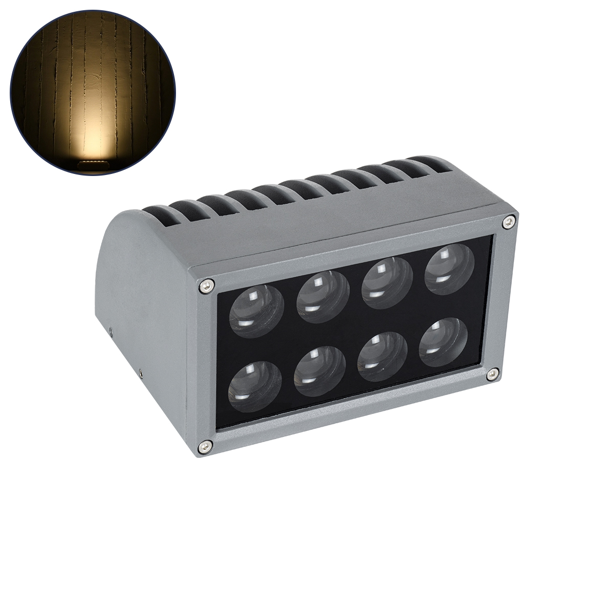 90485 GloboStar® FLOOD-DENA 90485 Επιτοίχιος Προβολέας Wall Washer για Φωτισμό Κτιρίων – Απλίκα & Δαπέδου LED 16W 1440lm 5° DC 24V Αδιάβροχο IP67 Μ15.5 x Π13 x Υ9.1cm Θερμό Λευκό 2700K – Γκρι Ανθρακί – 3 Years Warranty 90485 GloboStar® FLOOD-DENA 90485 Επιτοίχιος Προβολέας Wall Washer για Φωτισμό Κτιρίων – Απλίκα & Δαπέδου LED 16W 1440lm 5° DC 24V Αδιάβροχο IP67 Μ15.5 x Π13 x Υ9.1cm Θερμό Λευκό 2700K – Γκρι Ανθρακί – 3 Years Warranty